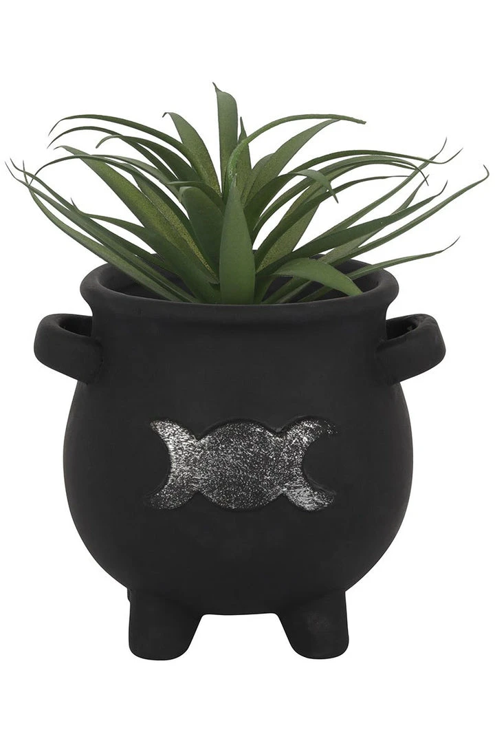 Something Different Garden Triple Moon Cauldron Plant Pot 3 Something Different Garden Triple Moon Cauldron Plant Pot