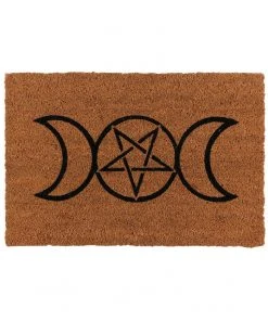 Something Different Triple Moon Doormat