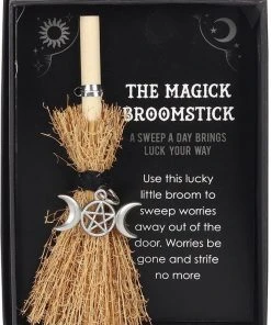 Something Different Triple Moon Mini Magick Broomstick