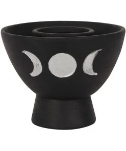 Something Different Triple Moon Incense Bowl All Homeware