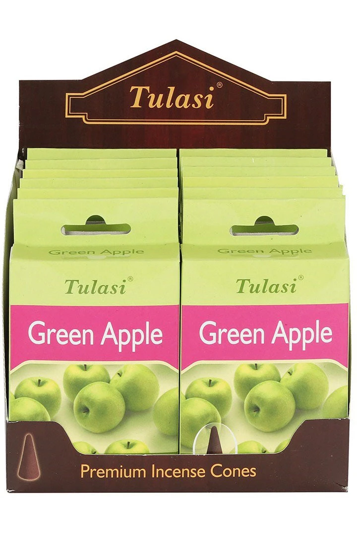 Something Different Tulasi Green Apple Incense Cones All Homeware 3 Something Different Tulasi Green Apple Incense Cones All Homeware