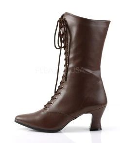 Funtasma Victorian 120 Boots Brown Gothic Boots