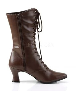 Funtasma Victorian 120 Boots Brown Gothic Boots