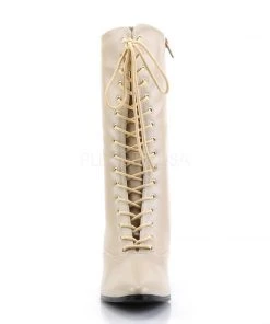 Steampunk Boots Funtasma Victorian 120 Boots Cream