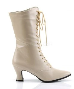 Steampunk Boots Funtasma Victorian 120 Boots Cream