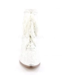 Fabulicious Victorian 30 Boots Ivory Steampunk Boots