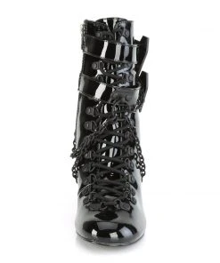 Demonia VIVIKA 128 Boots Patent Gothic Boots