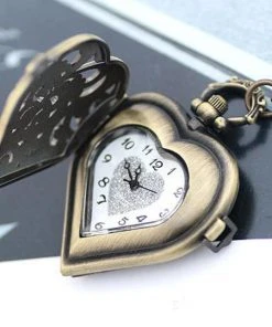 Pocketwatches Steampunk Jewellery Steampunk Heart Shaped Necklace Pocket Watch