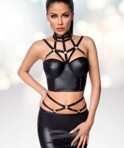 Ladies Gothic Clothing Saresia Wetlook Set With Skirt 13 Ladies Gothic Clothing Saresia Wetlook Set With Skirt