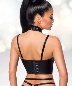 Ladies Gothic Clothing Saresia Wetlook Set With Skirt 14 Ladies Gothic Clothing Saresia Wetlook Set With Skirt