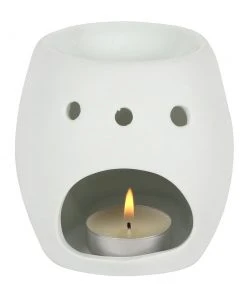 Something Different All Homeware White Skull Oil Burner