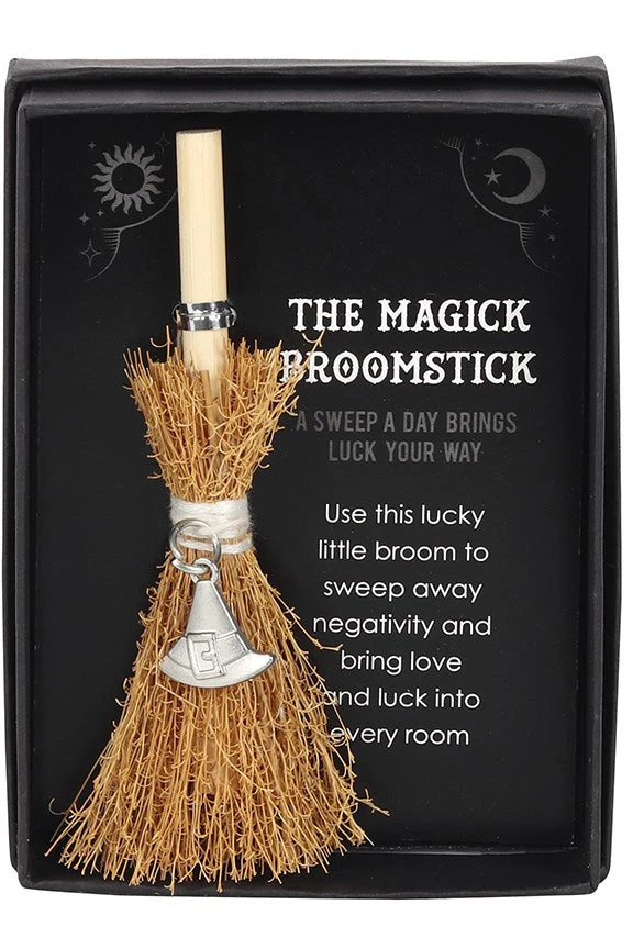 Something Different All Homeware Witch Hat Mini Magick Broomstick 3 Something Different All Homeware Witch Hat Mini Magick Broomstick
