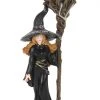 Something Different Witch With Staff Backflow Incense Burner All Homeware