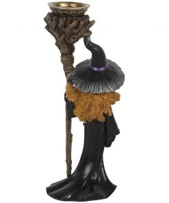 Something Different Witch With Staff Backflow Incense Burner All Homeware
