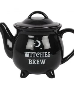 Something Different Dining & Barware Witches Brew Ceramic Cauldron Tea Set
