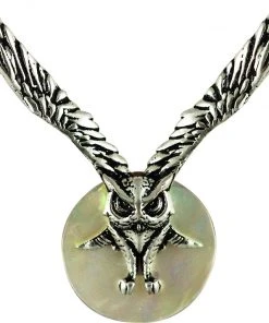 Witches Familiars Lammas Moon Owl Pendant
