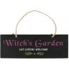 Something Different Witchs Garden Hanging Sign