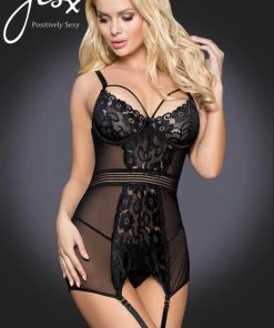 YesX Black Chemise Chemises, Nightwear