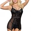 YesX Black Chemise Chemises, Nightwear 2 YesX Black Chemise Chemises, Nightwear