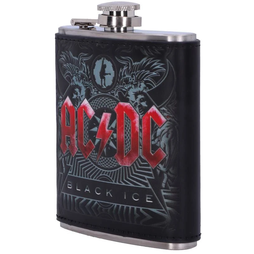 Nemesis Now AC-DC ACDC Black Ice Hip Flask 4 Nemesis Now AC-DC ACDC Black Ice Hip Flask