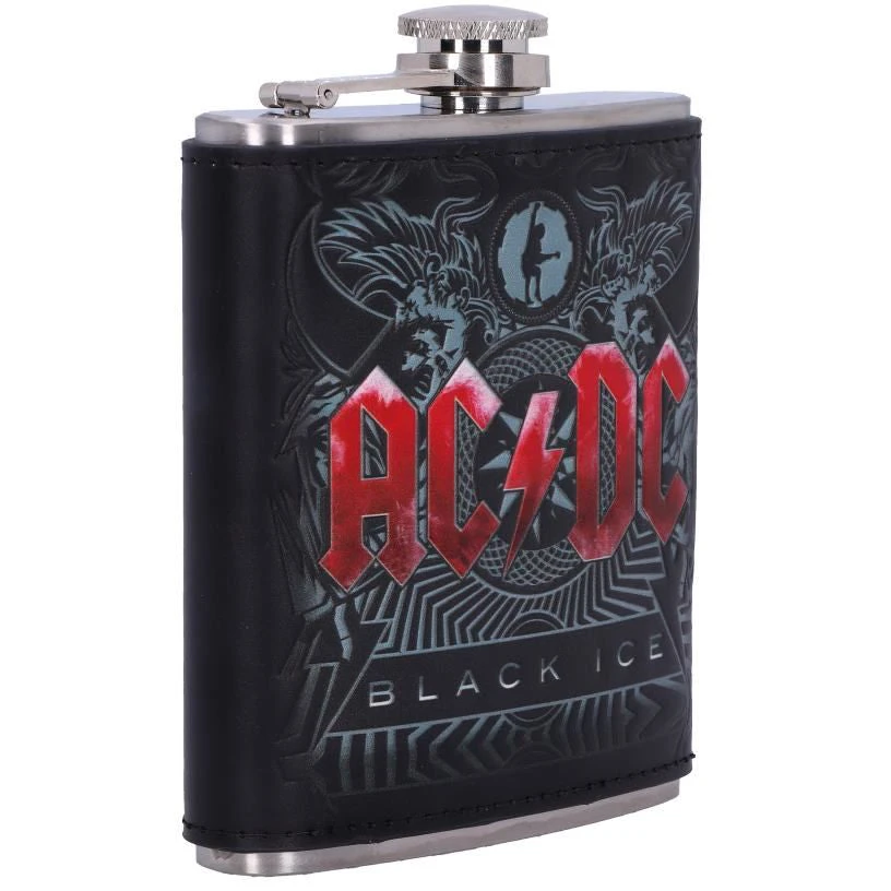 Nemesis Now AC-DC ACDC Black Ice Hip Flask 6 Nemesis Now AC-DC ACDC Black Ice Hip Flask