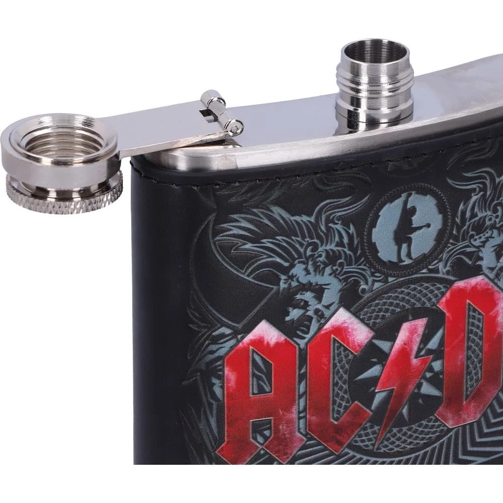 Nemesis Now AC-DC ACDC Black Ice Hip Flask 8 Nemesis Now AC-DC ACDC Black Ice Hip Flask