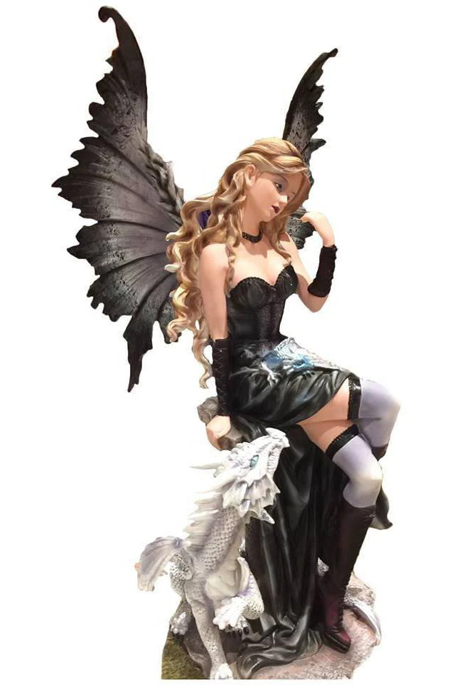 Nemesis Now Adriana Gothic Fairy And Dragon 56.5cm 3 Nemesis Now Adriana Gothic Fairy And Dragon 56.5cm