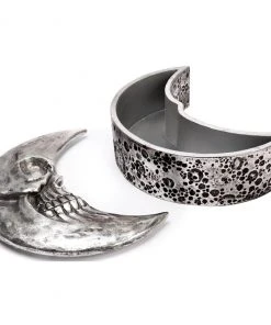Alchemy Gothic All Homeware Alchemy Silver Skull Moon Box