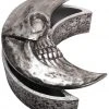 Alchemy Gothic All Homeware Alchemy Silver Skull Moon Box