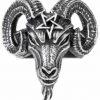 Alchemy Gothic Alchemy Baphomet Ring Gothic Jewellery