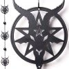 Alchemy Gothic Alchemy Baphomet Wind Chime Garden