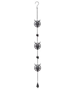 Alchemy Gothic Alchemy Baphomet Wind Chime Garden