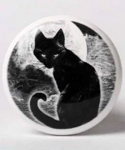 Alchemy Gothic Dining & Barware Alchemy Black Cat Bottle Stopper