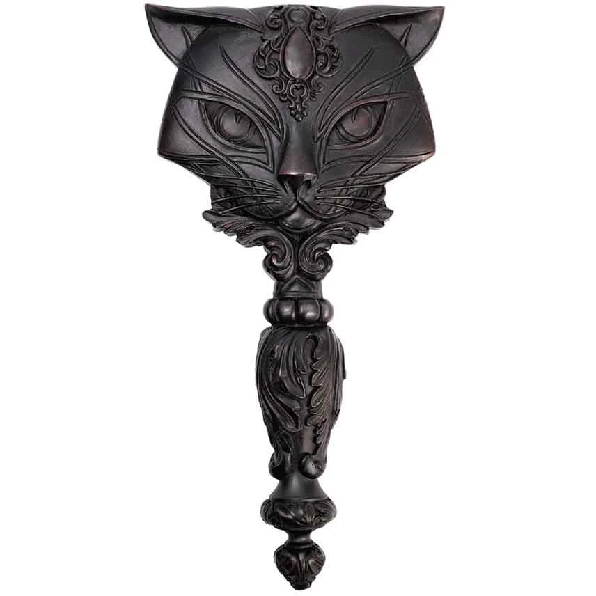 Alchemy Gothic Egyptian Alchemy Black Sacred Cat Hand Mirror 5 Alchemy Gothic Egyptian Alchemy Black Sacred Cat Hand Mirror
