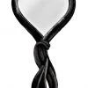 Alchemy Gothic Alchemy Black Devils Heart Hand Mirror All Homeware
