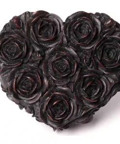 Alchemy Gothic Alchemy Black Rose Heart Box All Homeware