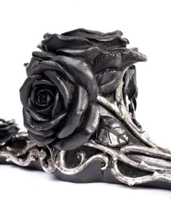 Alchemy Gothic Alchemy Black Rose Triple T-Light Holder All Homeware