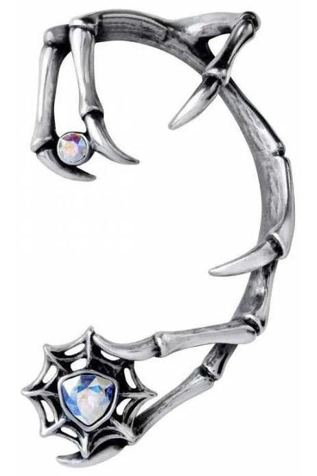 Alchemy Gothic Alchemy Demon Silver Ear-Wrap E426S All Jewellery 3 Alchemy Gothic Alchemy Demon Silver Ear-Wrap E426S All Jewellery