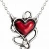 Alchemy Gothic Alchemy Devils Heart Pendant ULFP20 All Jewellery