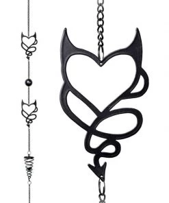 Alchemy Gothic Alchemy Devil Heart Wind Chime