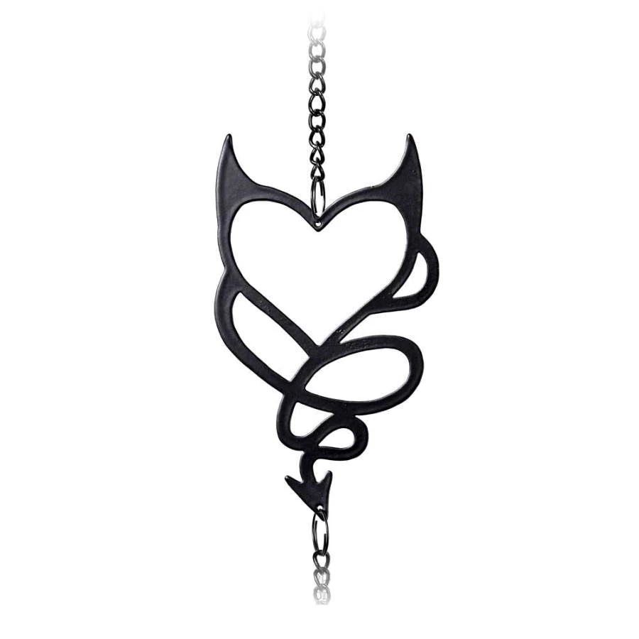 Alchemy Gothic Alchemy Devil Heart Wind Chime 4 Alchemy Gothic Alchemy Devil Heart Wind Chime