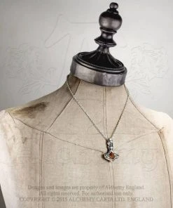 Alchemy Gothic Alchemy Amber Dragon Thorhammer Pendant Gothic Jewellery