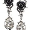 Alchemy Gothic Bacchanal Rose Earrings E347