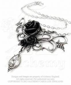 Gothic Jewellery Alchemy Gothic Bacchanal Rose Necklace P700