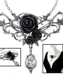 Gothic Jewellery Alchemy Gothic Bacchanal Rose Necklace P700
