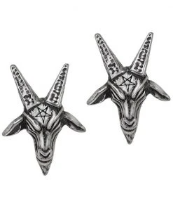 Alchemy Gothic Gothic Jewellery Alchemy Baphomet Studs