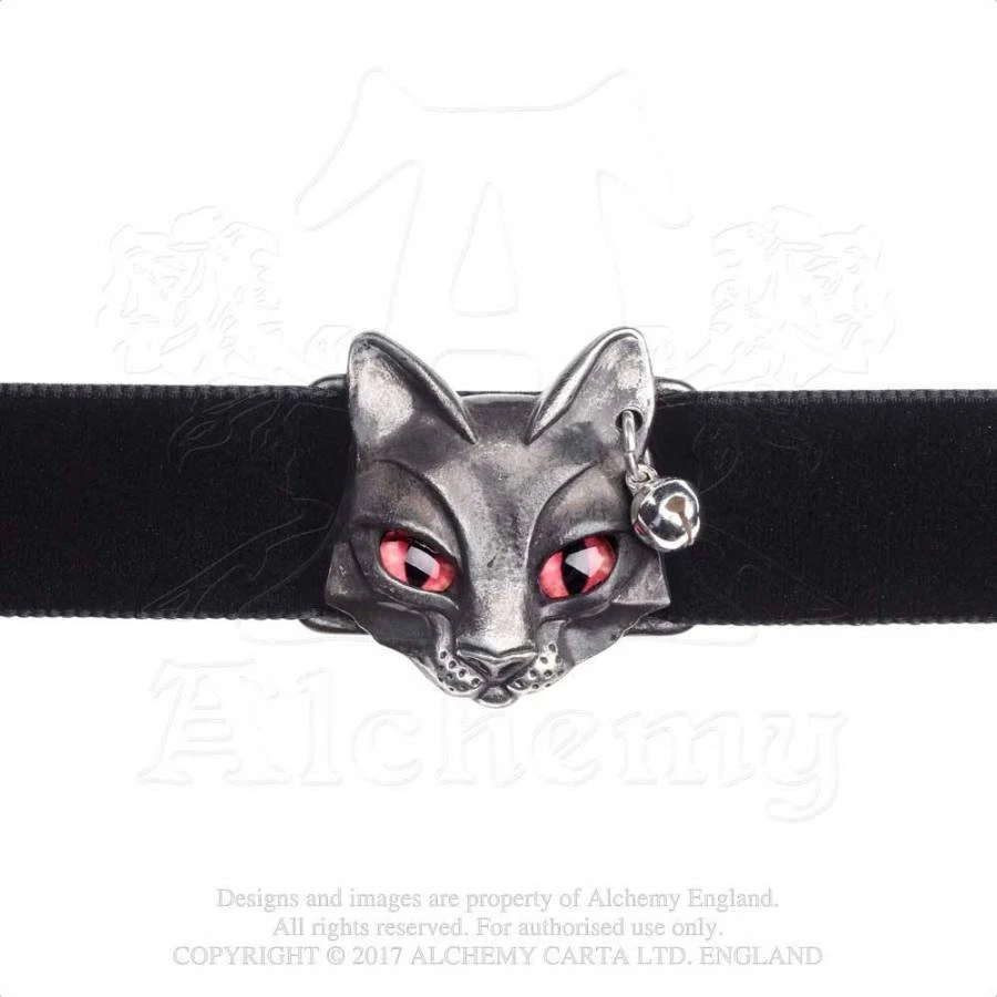Alchemy Gothic Bastet Goddess Choker P817 Gothic Jewellery 5 Alchemy Gothic Bastet Goddess Choker P817 Gothic Jewellery