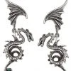 Alchemy Gothic Bestia Regalis Earrings E286 Gothic Jewellery