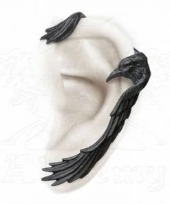 Alchemy Gothic Alchemy Black Familiar Earwrap E355