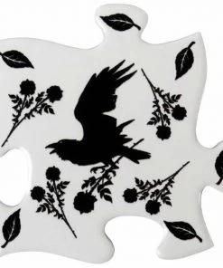 Alchemy Gothic Alchemy Black Raven And Rose Jigsaw Coasters Gothic Jewellery
